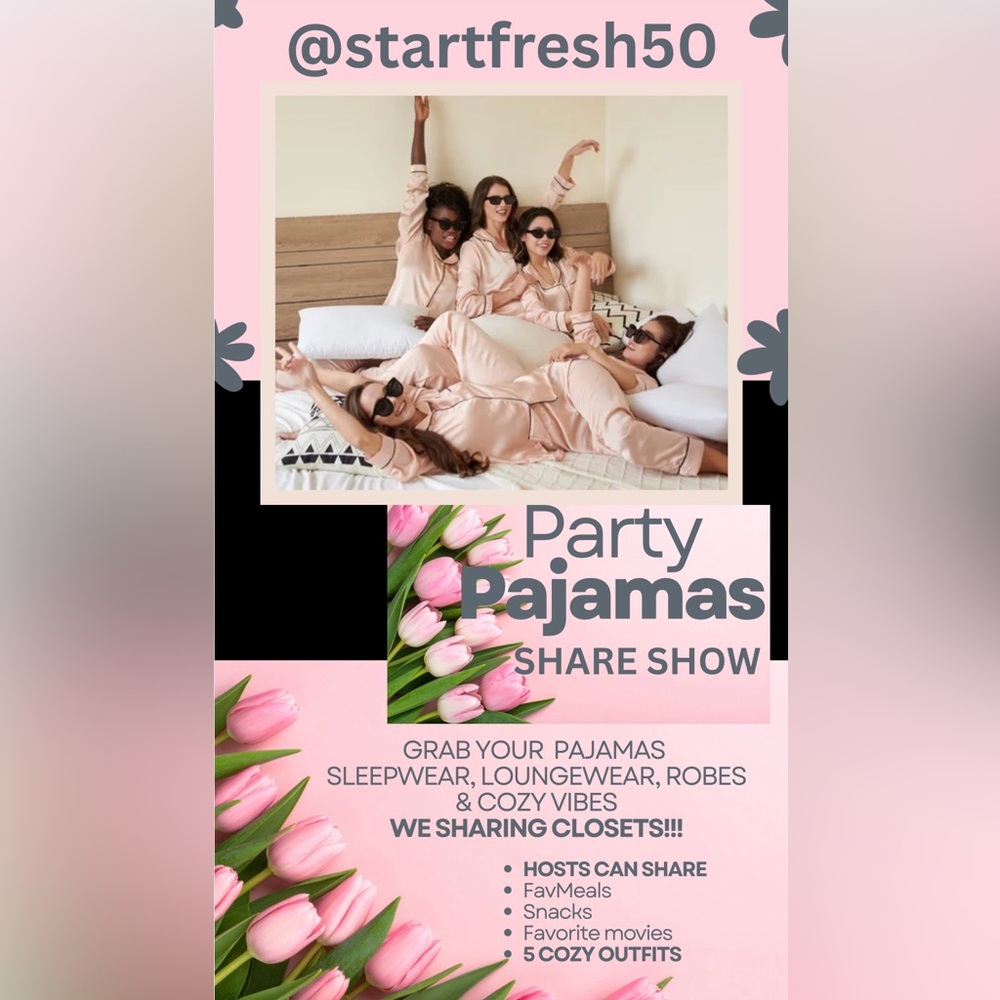 March12th at 12:00 PM EST PAJAMAS, LOUNGE WEAR, ROBES, & COZY VIBES